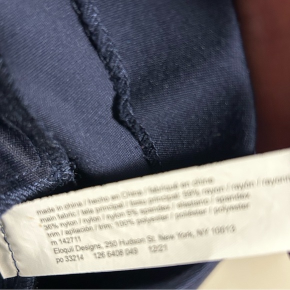 Eloquii Navy Blazer Gold Button Detail - Picture 7 of 7